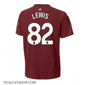 Manchester City Rico Lewis #82 Terza Maglia 2024-25 Manica Corta